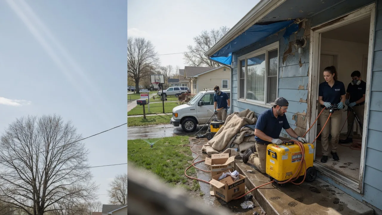 Basement Flood Cleanup in Danville, WV near me
